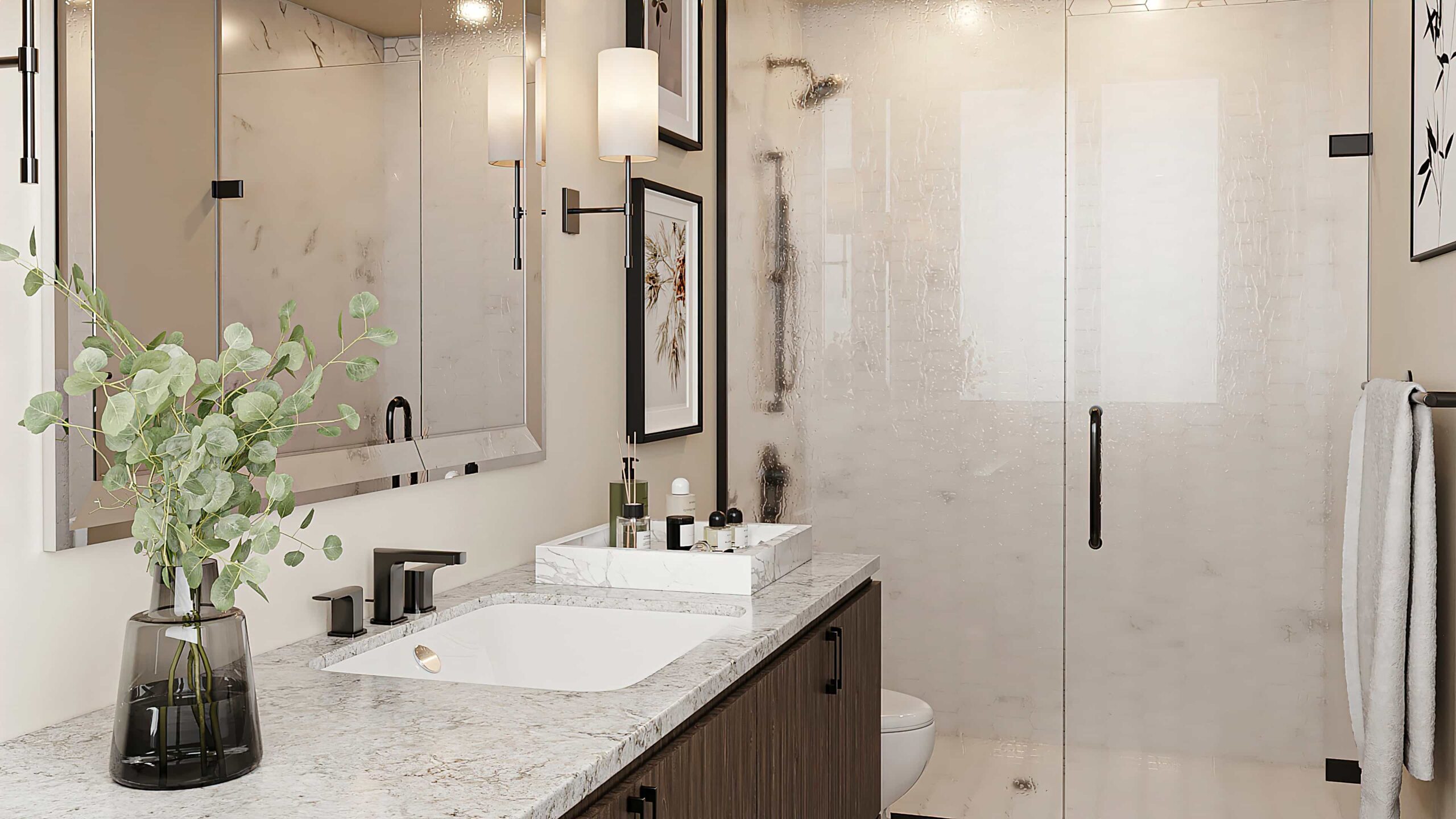 Bristol Place Condos Interior - Ensuite Bathroom