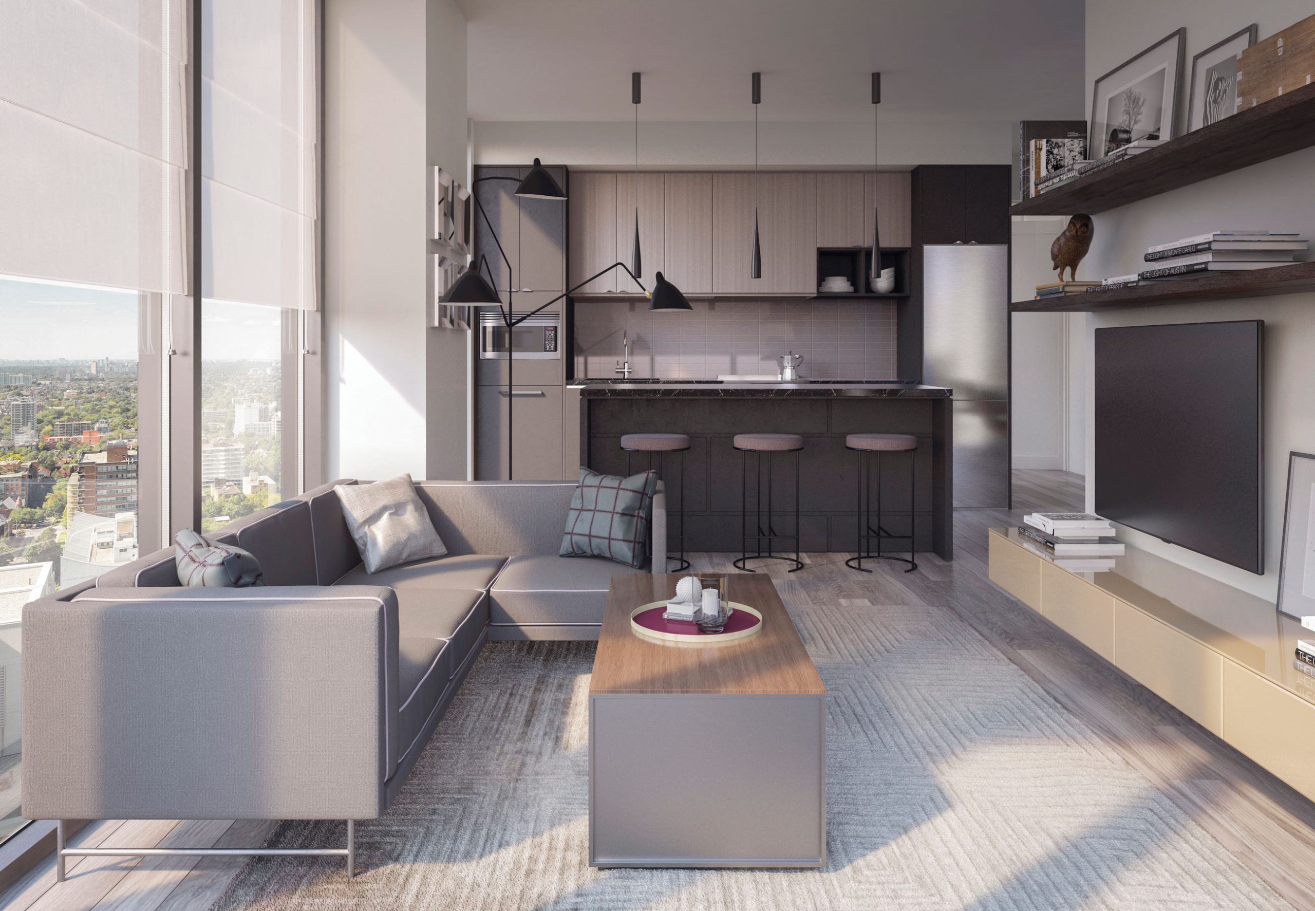 RODEO BUILDING INTERIOR 2Bed GreatRoom