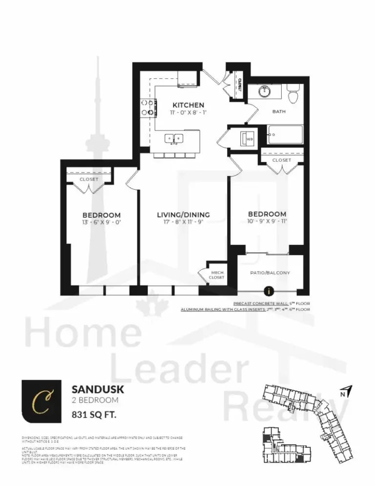 Creekside-Condos-Sandusk-floorplan
