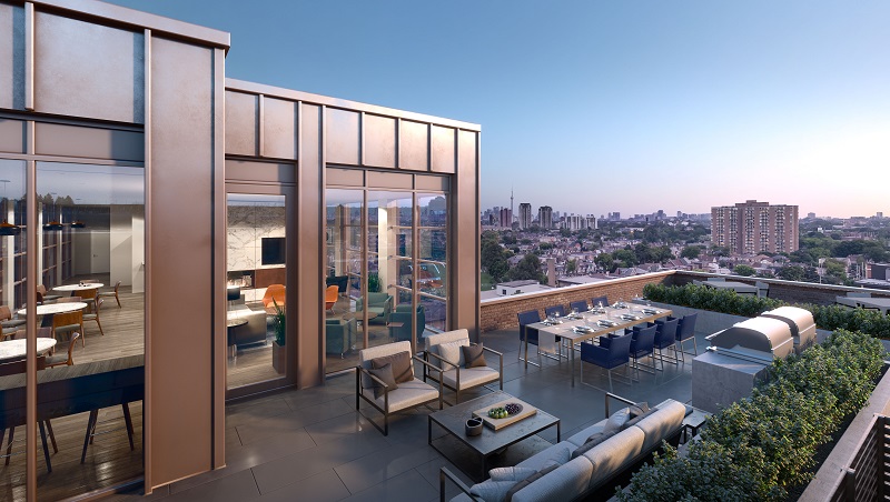 Scout Condos Rooftop Amenity