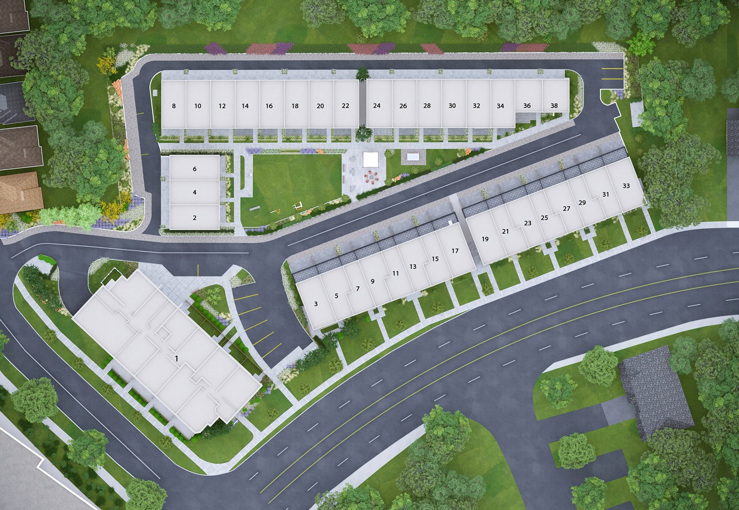 Rainwater at 339 Veterans Condos Site Plan