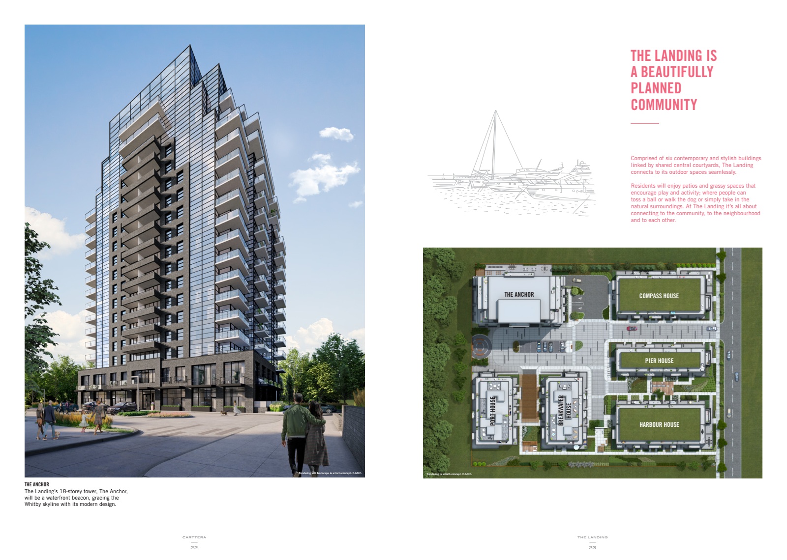 The Landing Condos at Whitby Harbour