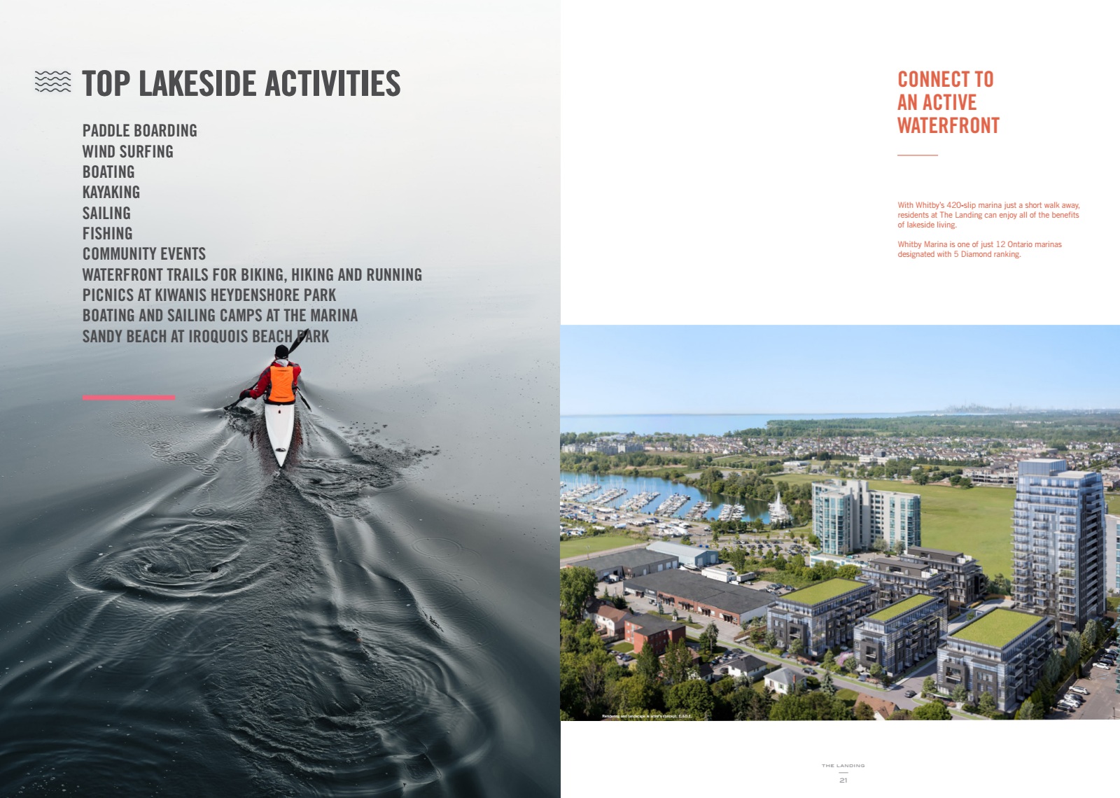 The Landing Condos at Whitby Harbour