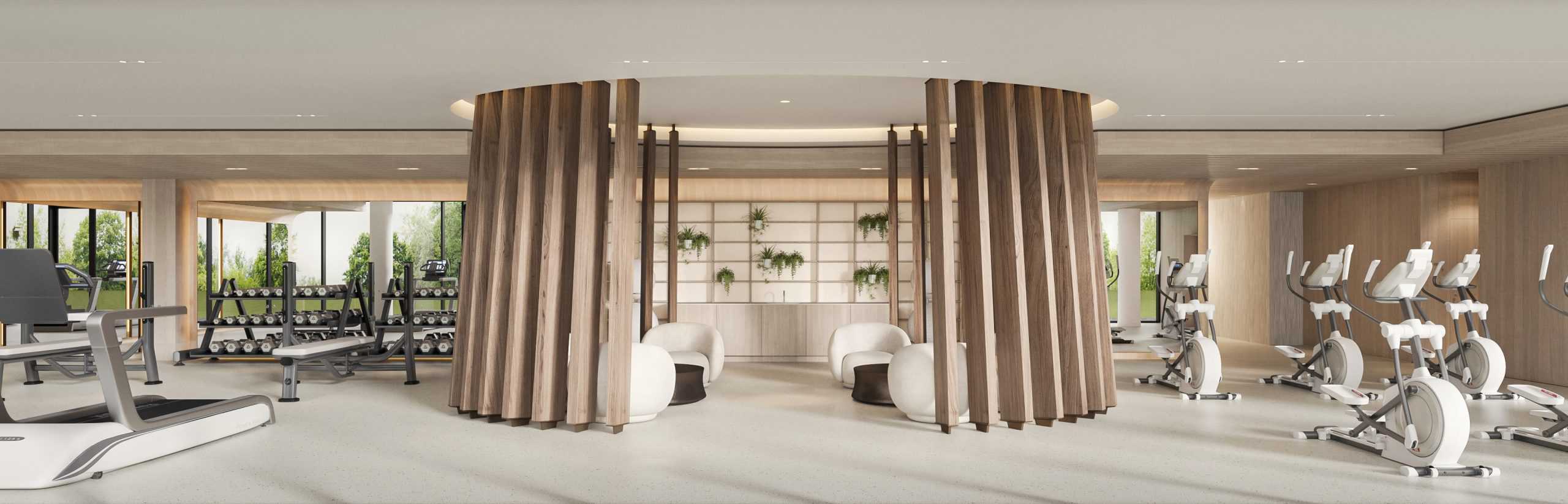 Alba Condos Wellness Lounge Gym