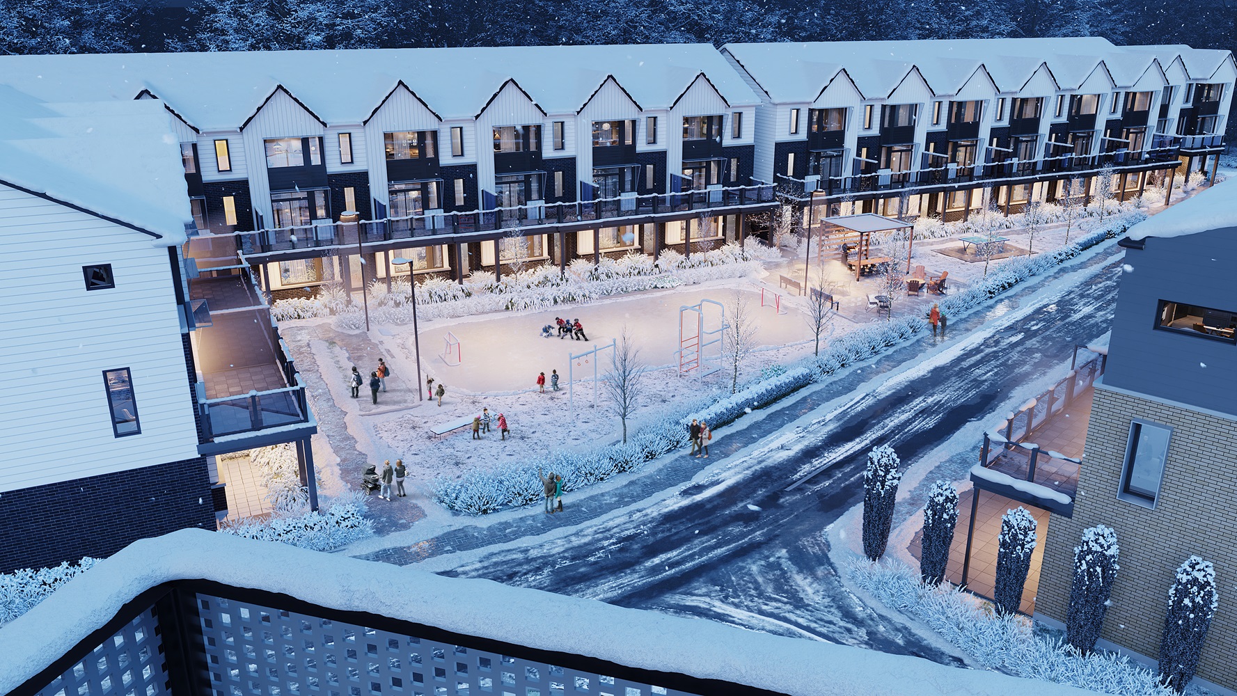 Rainwater at 339 Veterans Condos Veterans Lane