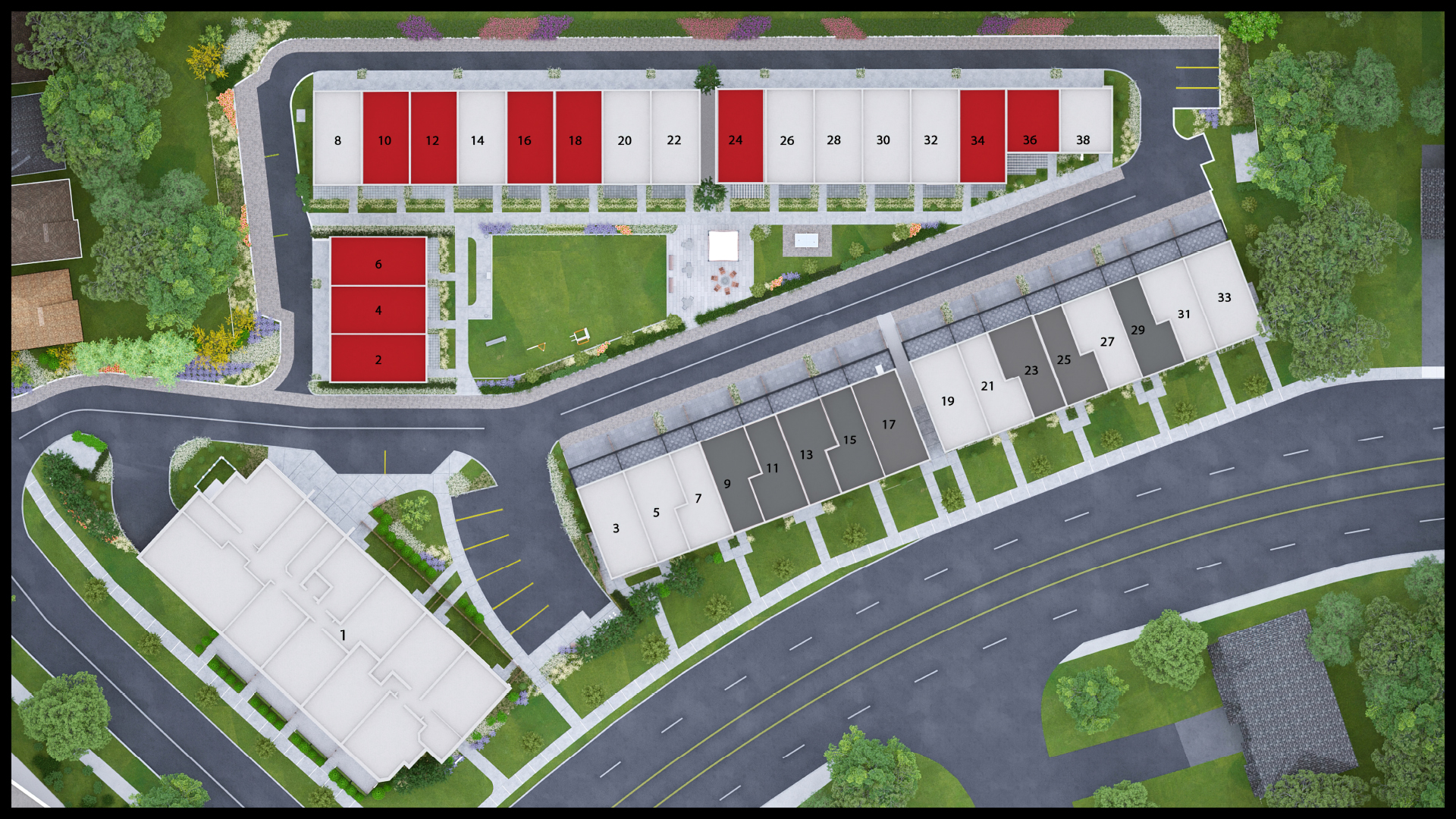 Rainwater at 339 Veterans Condos Home Siteplan