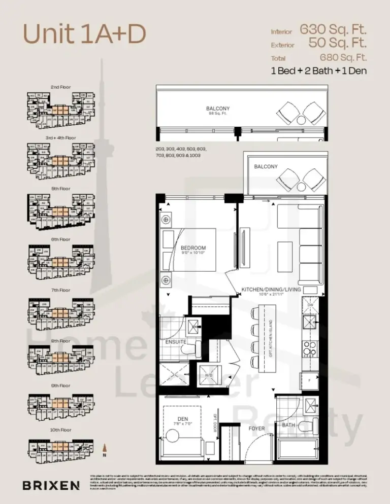 Exhale-Condos-Model-1A+D-floorplan