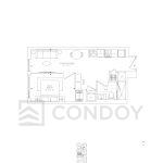 Foret Condos | 1B+S-B | 450 SQF | 1.5B 13 Foret Condos | 1B+S-B | 450 SQF | 1.5B Foret-Condos-Model-1B+S-B-floorplan