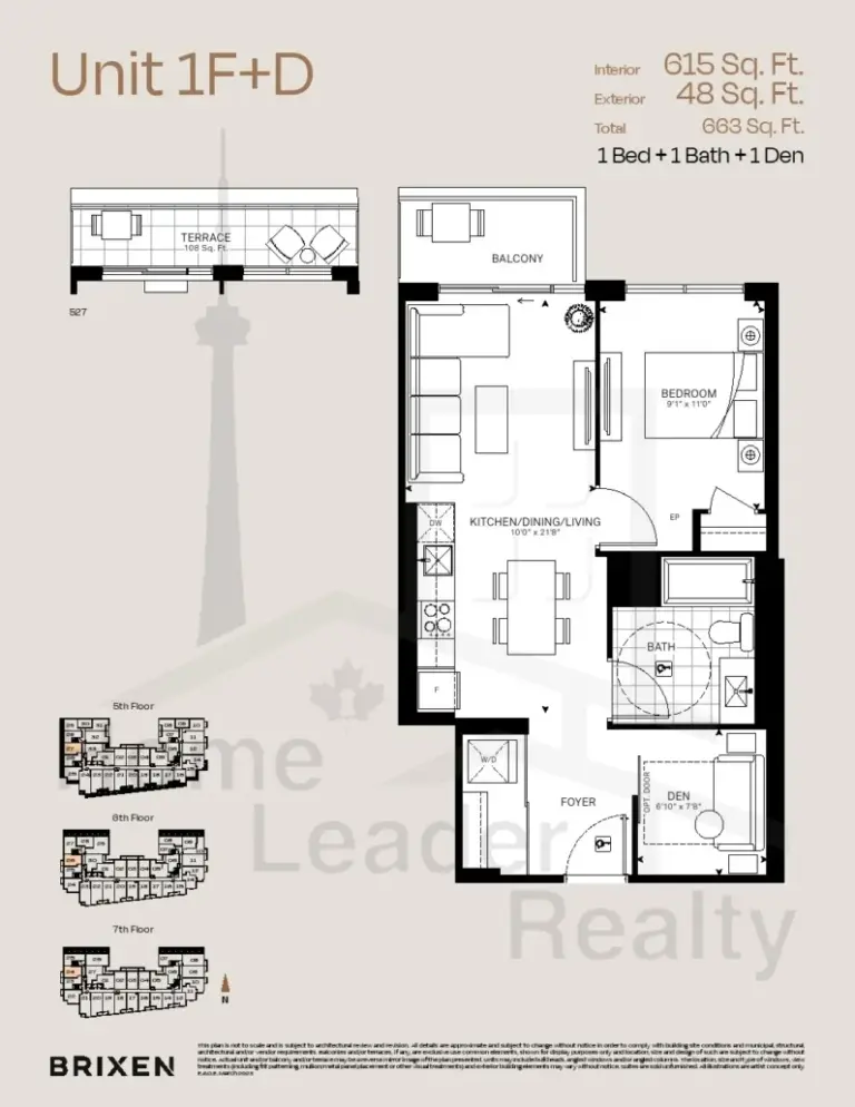 Exhale-Condos-Model-1F+D-floorplan