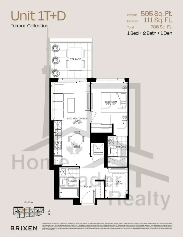 Exhale-Condos-Model-1T+D-floorplan