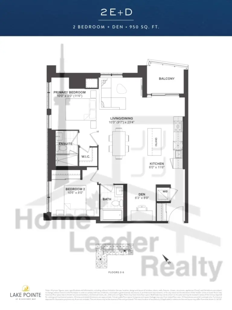 Lake-Pointe-Condos-2E+D-floorplan