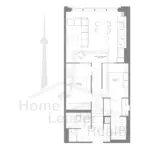 2L-A - Heritage Lofts(204-205) 5 2L-A - Heritage Lofts(204-205) Wonder-Condos-Model-suite-2L-A-floorplan