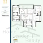 1001 3B 4 1001 3B The-Theodore-Condos-1001-3B-floorplan
