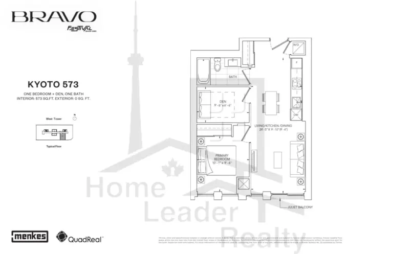 Bravo-Condos-2007-1B+D-floorplan