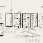 North on Bayview | Poplar End | 2,521 Sq.Ft. | 3B 12 North on Bayview | Poplar End | 2,521 Sq.Ft. | 3B North-on-Bayview-townhouse-Model-suite-Poplar-End-floorplan
