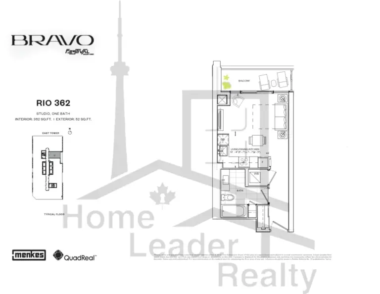 Bravo-Condos-2312-Studio-floorplan