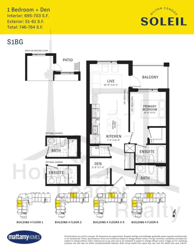 Soleil-Condos-303-(1B+D)-floorplan