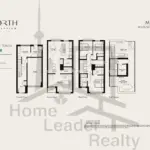 North on Bayview | Terrace Town Unique Exterior End | 2,255 Sq.Ft. | 3B 9 North on Bayview | Terrace Town Unique Exterior End | 2,255 Sq.Ft. | 3B North-on-Bayview-townhouse-Model-suite-Terrace-Town-Unique-floorplan