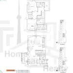 Townhome 109 2B 91 Townhome 109 2B Thompson-Towers-Condos-Townhome-109-2B-floorplan