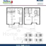 Daniels-Keelesdale-3-Condos-Model-Townhomes Model-C-floorplan