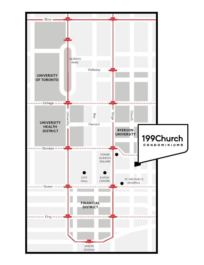 199 Church Condos Map