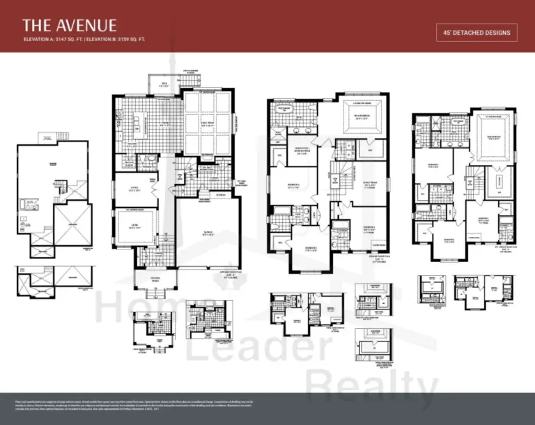 Bondhead-Towns-The Avenue A/B Lot 176-floorplan