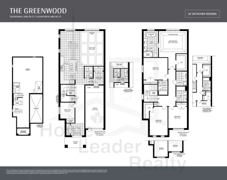 Bondhead-Towns-The Greenwood A/B Lot 191-floorplan