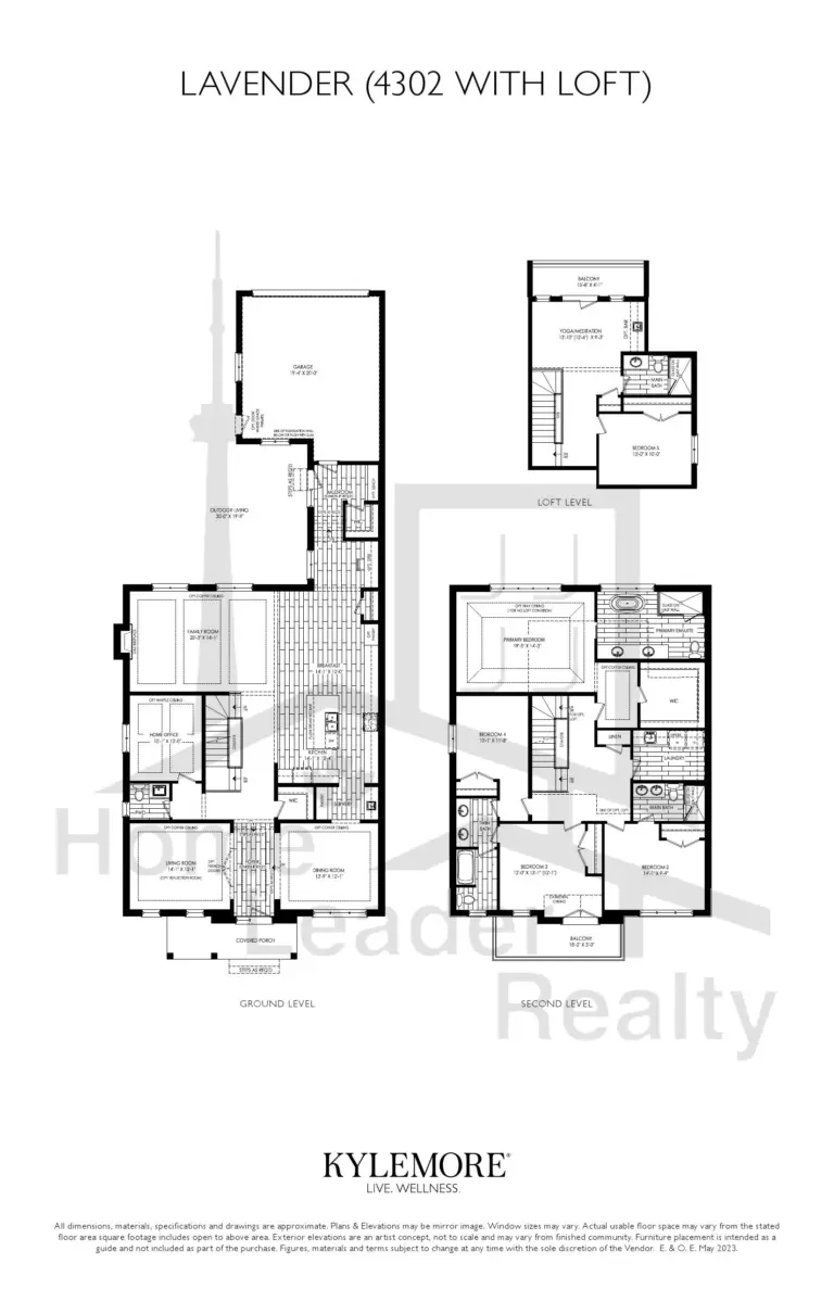 Angus-Glen-South-Marigold Lavender w/Loft C-floorplan