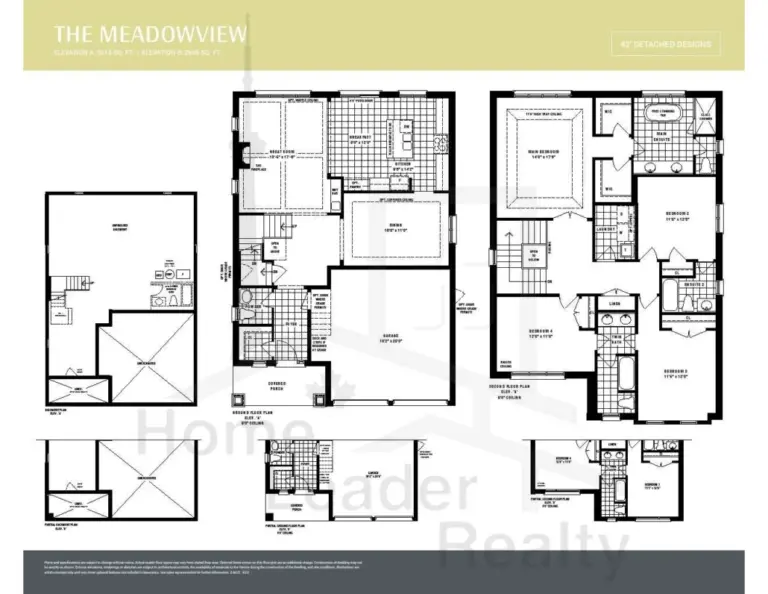 Bondhead-Towns-The Meadowview A/B Lot 58-floorplan