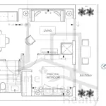 Harbourwalk-Condos-1B+DA-floorplan