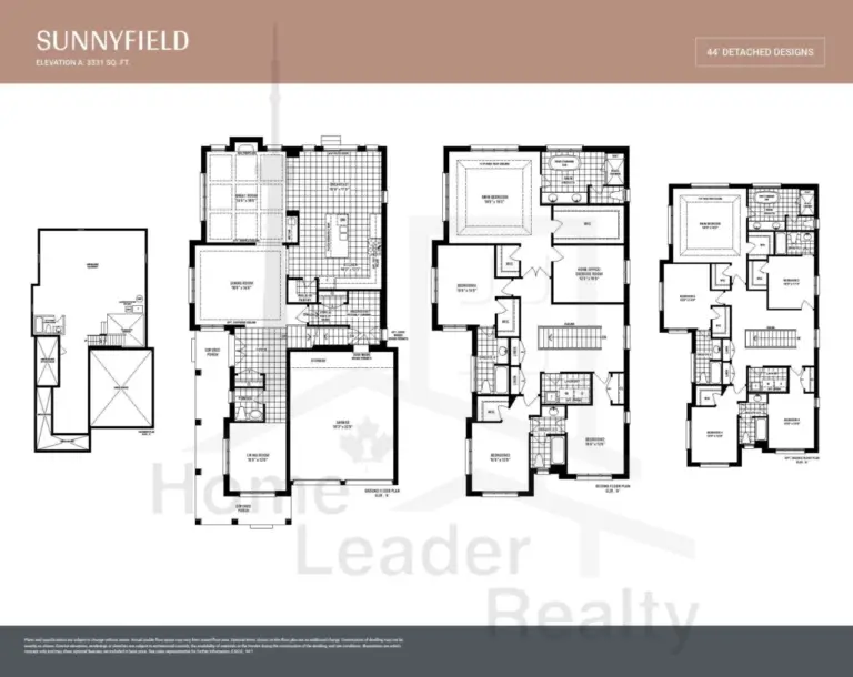 Bondhead-Towns-The Sunnyfield A/B Lot 78-floorplan