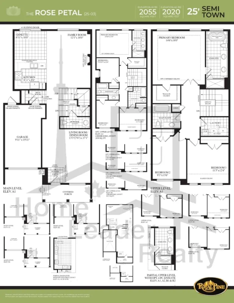 Mayfield-Village-Towns-Rose-Petal-A2/B2-4-Bed-Option-floorplan