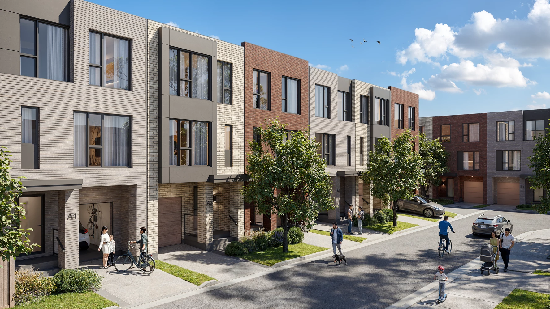 The Winston Collection Townhomes+Block+A