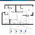 Type S-B(S0201) 3 Type S-B(S0201) Gemini-2-Condos-Model-suite-S-B-floorplan