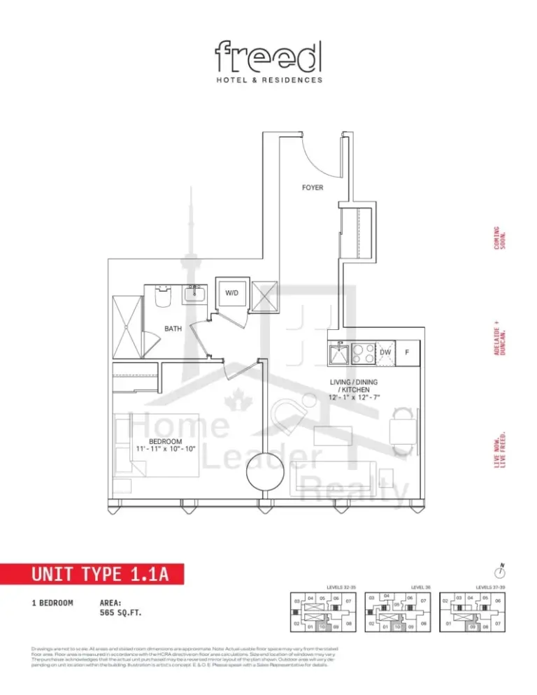 Freed Hotel-&-Residences-Condos-1.1A-floorplan