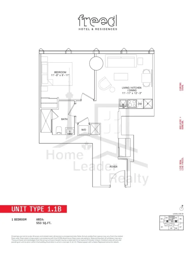 Freed Hotel-&-Residences-Condos-1.1B-floorplan