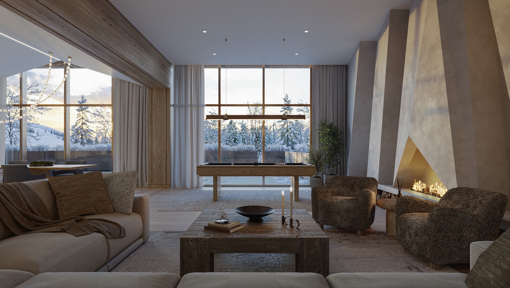 Freed Blue Mountain – Party Room