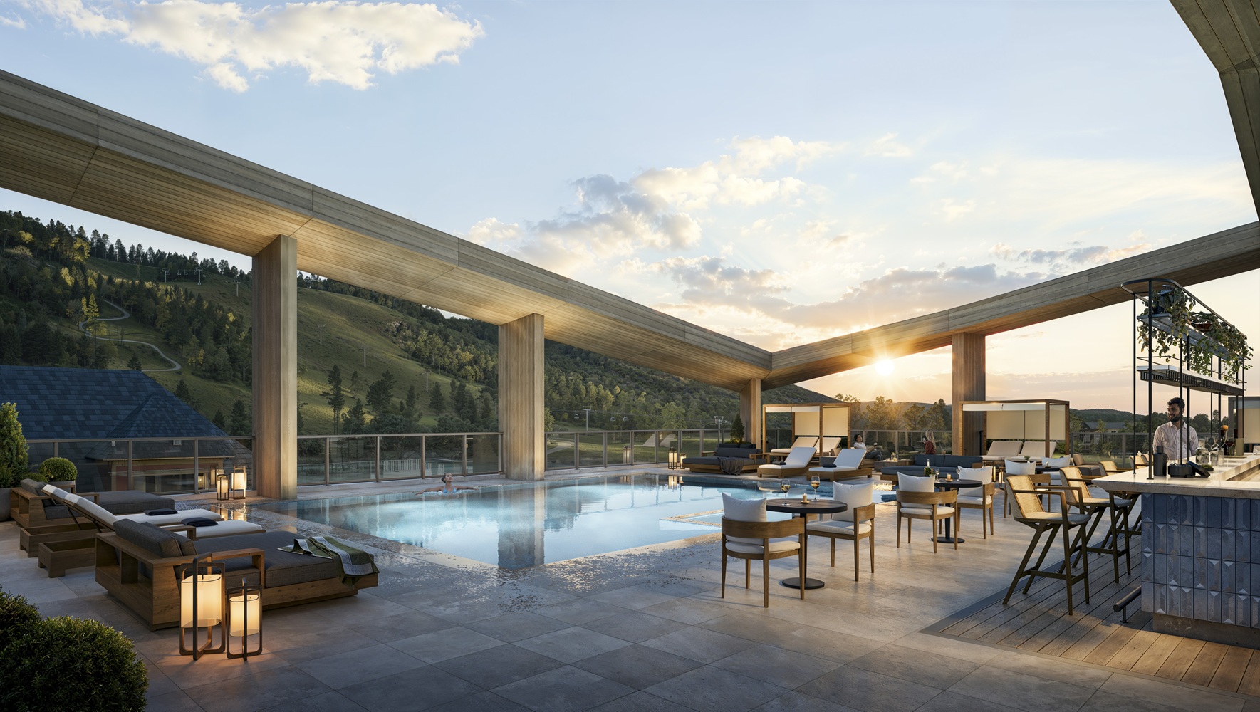 Freed Blue Mountain – Rooftop Pool