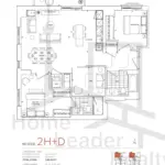 2H+D 1 2H+D 900-St.Clair-Village-Condos-Model-2H+D-floorplan