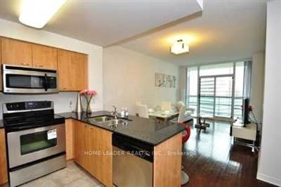 Continental Condo Kitchen and Living Room