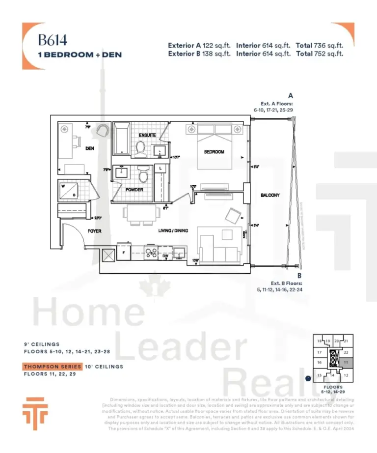 Thompson-Towers-2-Unit-2011-B614-floorplan