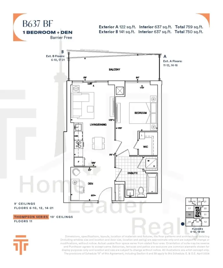 Thompson-Towers-2-Unit-1616-B637BF-floorplan