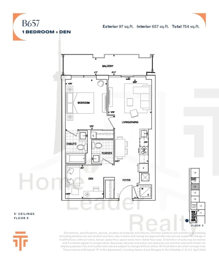 Thompson-Towers-2-Unit-316-B657-floorplan
