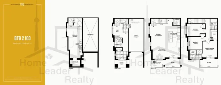 Townsquare-Towns-Lot-27-BTB-2103-End-floorplan