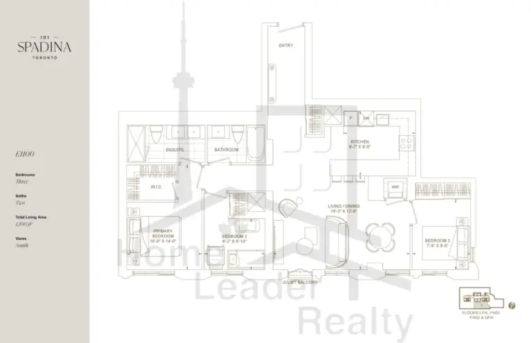 101-Spadina-Condos-E1100-floorplan