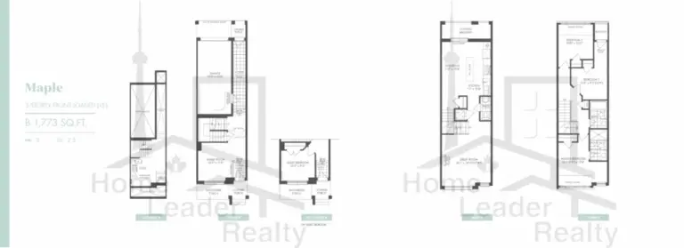 Ivylea-Towns-Maple-Elev-B-floorplan