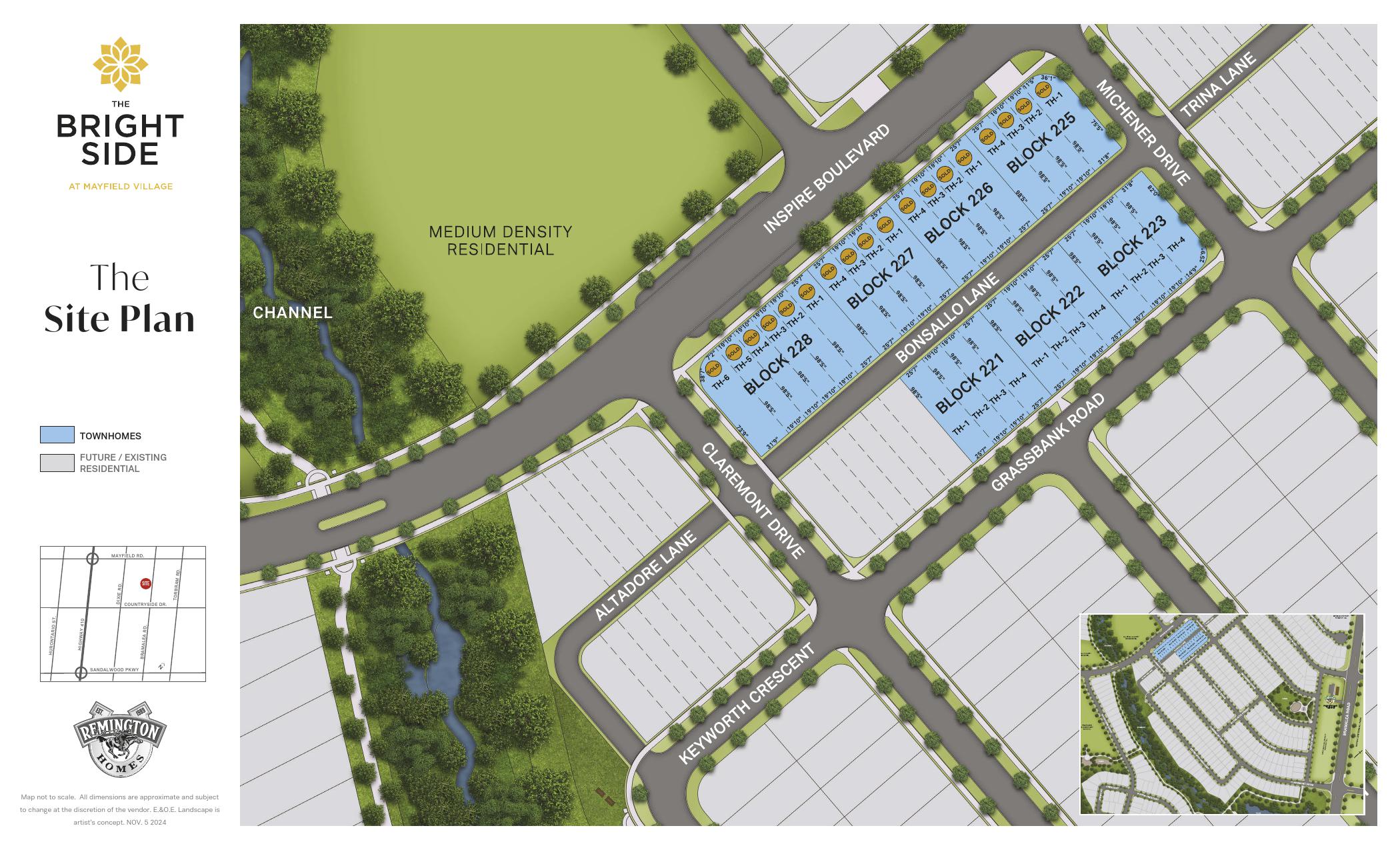 The Bright Side at Mayfield Village Site Plan 2