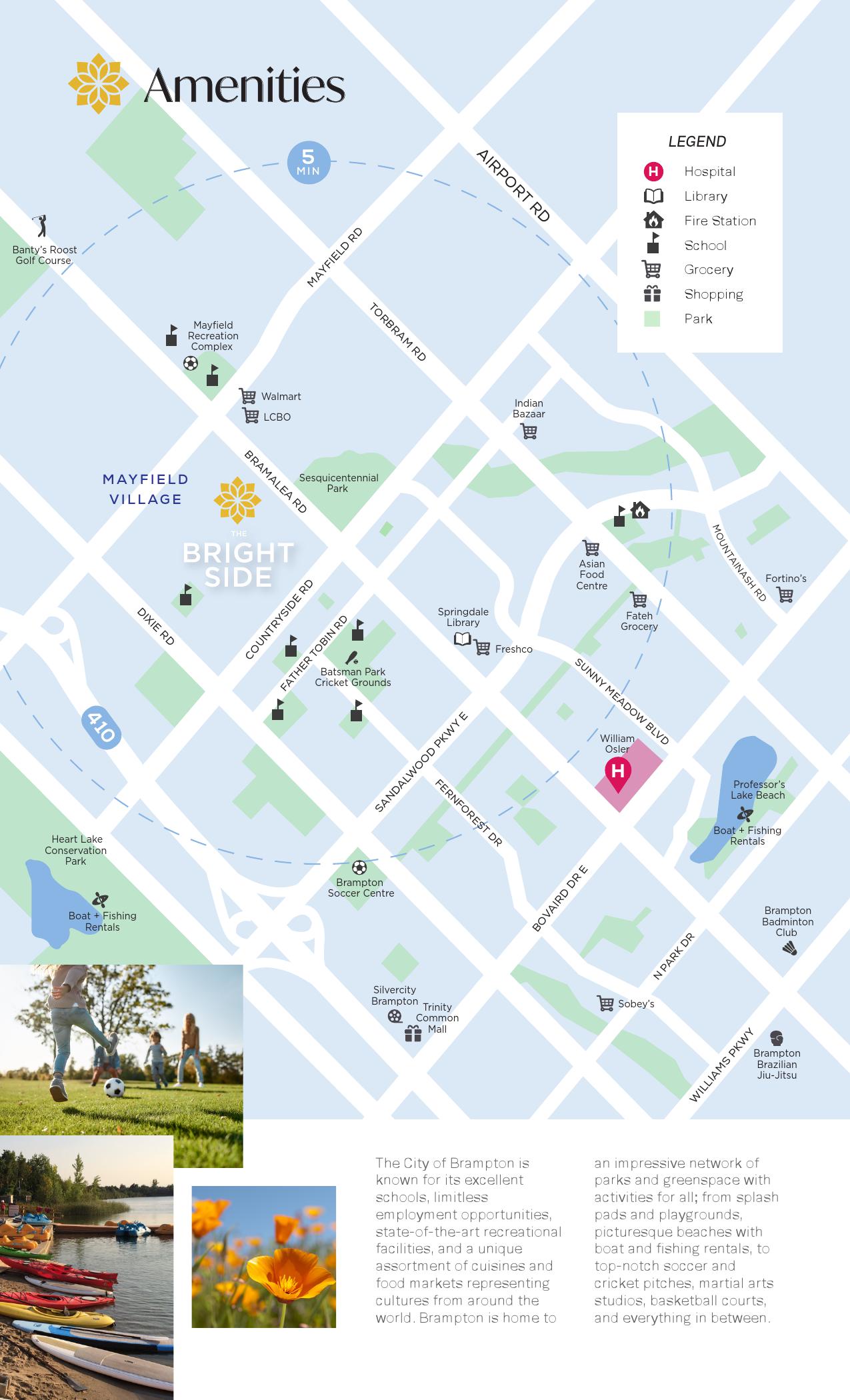 The Bright Side at Mayfield Village Amenities Map