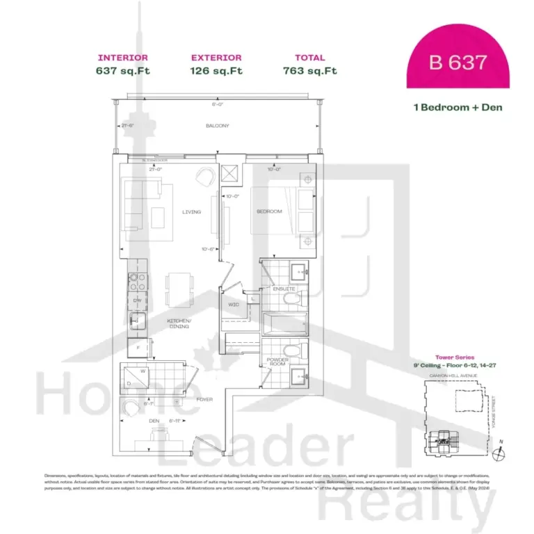 Burnet-Condos-at-Rise & Rose-B637-1B+D-floorplan