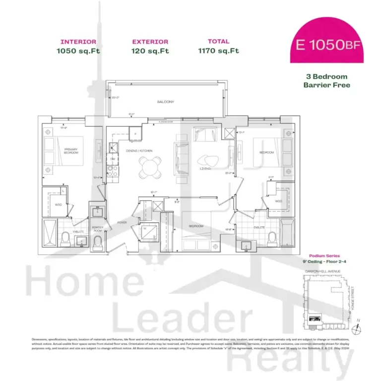 Burnet-Condos-at-Rise & Rose-E1050/BF-3B-floorplan